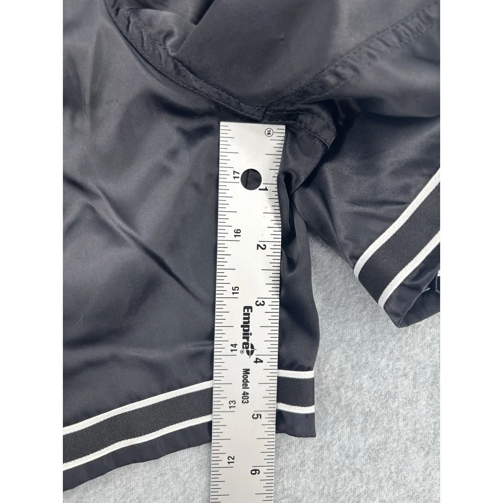 Nike Vintage Black Lined Nylon Running Shorts‎ Men's Large Embroidered Logo